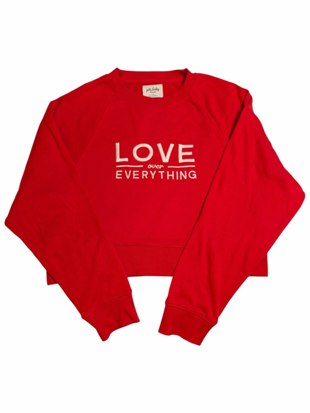 Gilly Hicks Red Crewneck Pullover